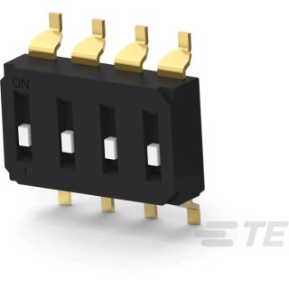 TE Connectivity Recessed Rotary Coded DIP Switch Surface Mount EDS04SGRNTR04Q