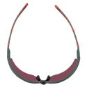 3M Solus 2000 Safety Glasses UV Protection Anti-Fog Anti-Scratch Red Polycarbonate Lens Plastic Frame 7100208826