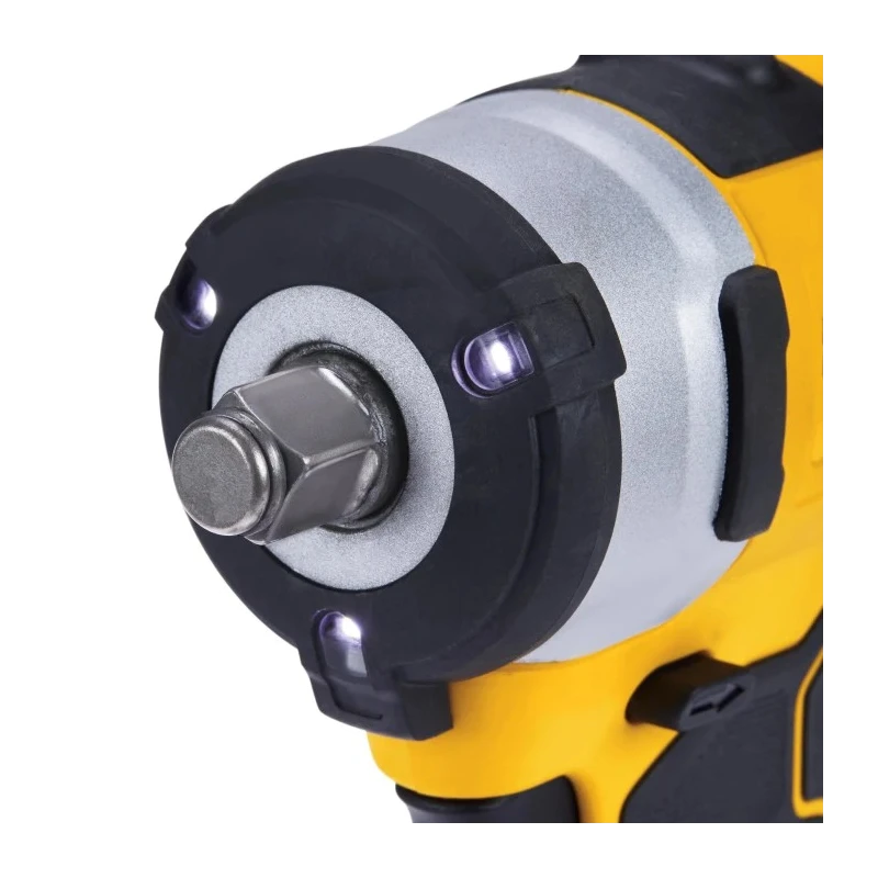 DeWALT Cordless 12V Brushless 1/2 in Impact Wrench 500Nm Torque, 5 Ah Battery DCF901P1-GB