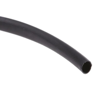 TE Connectivity Black Polyolefin Heat Shrink Tubing 19 mm Sleeve Dia. x 5m Length 2:1 Shrink Ratio VERSAFIT Series VFRS-3/4-0