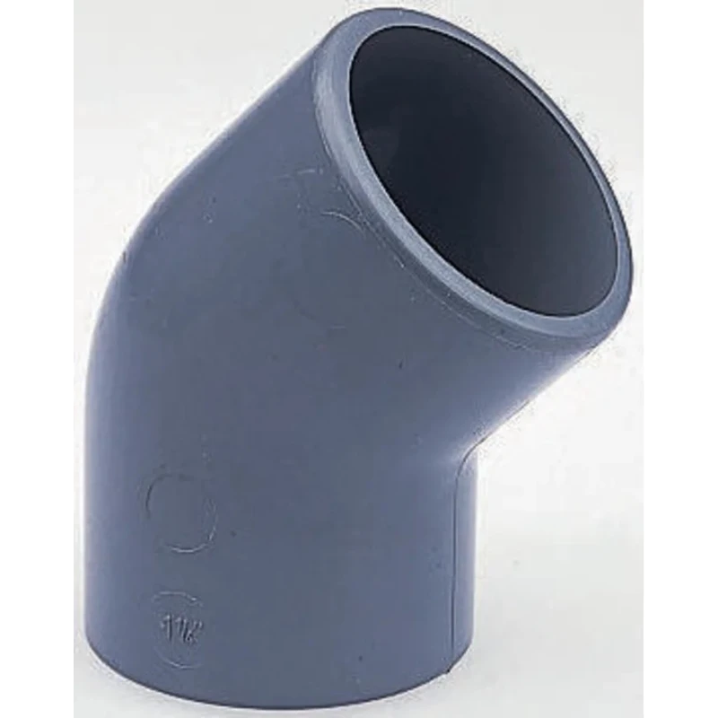 Georg Fischer Plastic Pipe Fitting 45° Push-in Elbow ABS 12 bar 20°C 29mm 729151107