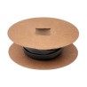 TE Connectivity Black Polyolefin Heat Shrink Tubing, 7.1 mm Sleeve Diameter x 8 m Length, 2:1 Shrink Ratio VFRS-1/4-0