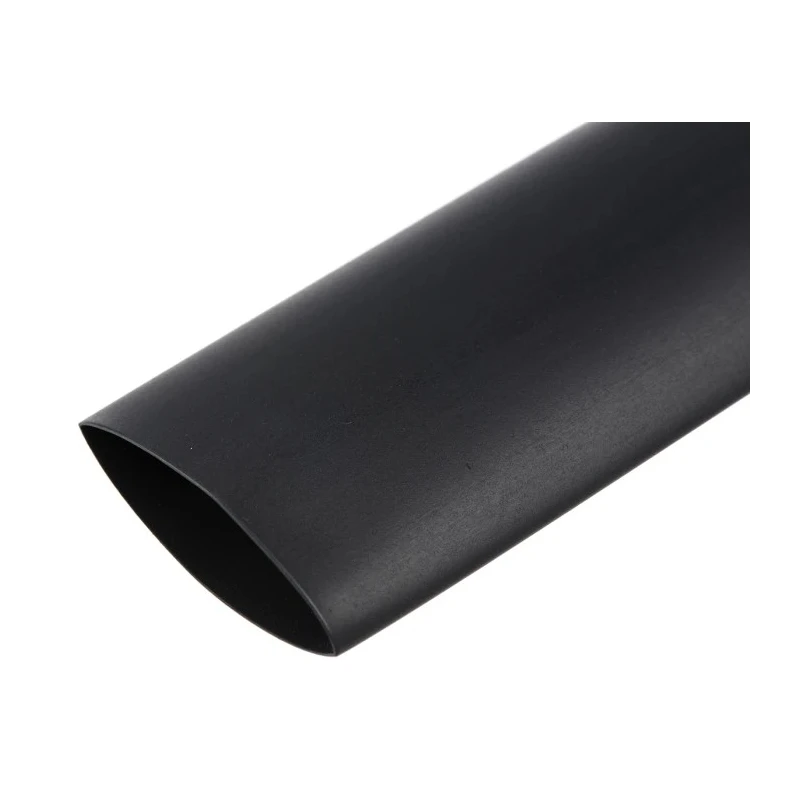 RS PRO Black Polyolefin Heat Shrink Tubing 25.5 mm Sleeve Diameter x 3 m Length 2:1 Ratio VFRS-1-0
