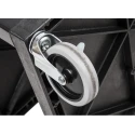 RS PRO 3-Shelf Polyethylene Rubber Trolley, 670 mm Length, 150 kg Load Capacity, 460 mm Width, Model 225-5971