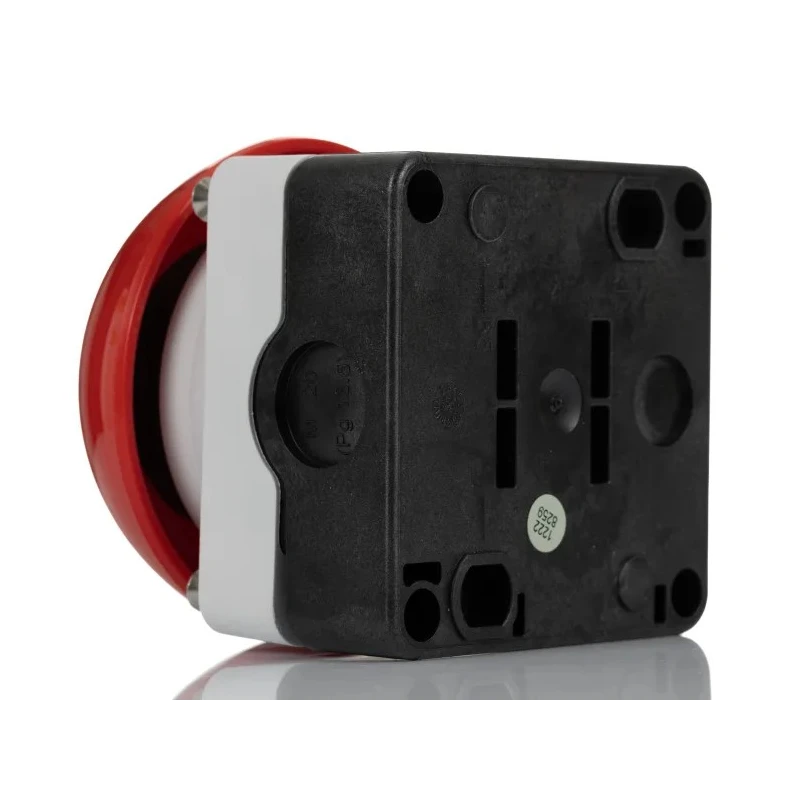 Eaton FAK Series Push Button Switch, Momentary, Spring Return, Panel Mount, SPDT, Red Actuator, IP69K, 6A 229746 FAK-R/KC11/I