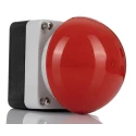 Eaton FAK Series Push Button Switch, Momentary, Spring Return, Panel Mount, SPDT, Red Actuator, IP69K, 6A 229746 FAK-R/KC11/I