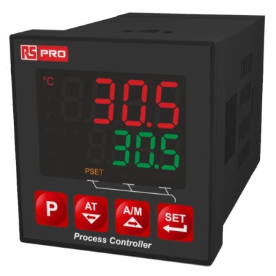 RS PRO Panel Mount PID Temperature Controller 3 Input 3 Output Relay 240V On-Off Control 222-8148