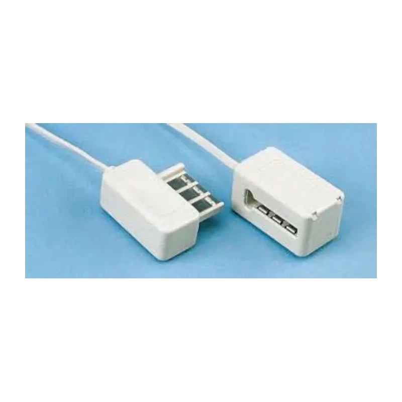 Decelect Male Female Telephone Extension Cable White PVC Jacket 10m RA230062