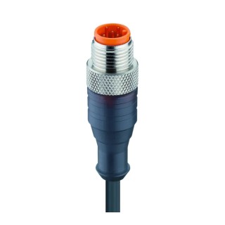 Lumberg Automation Male 5 Way Straight to 4 Way Free End Sensor Actuator Cable 2m RST 5-87/2M