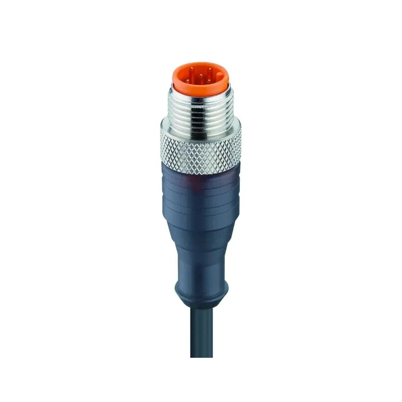 Lumberg Automation Male 5 Way Straight to 4 Way Free End Sensor Actuator Cable 2m RST 5-87/2M