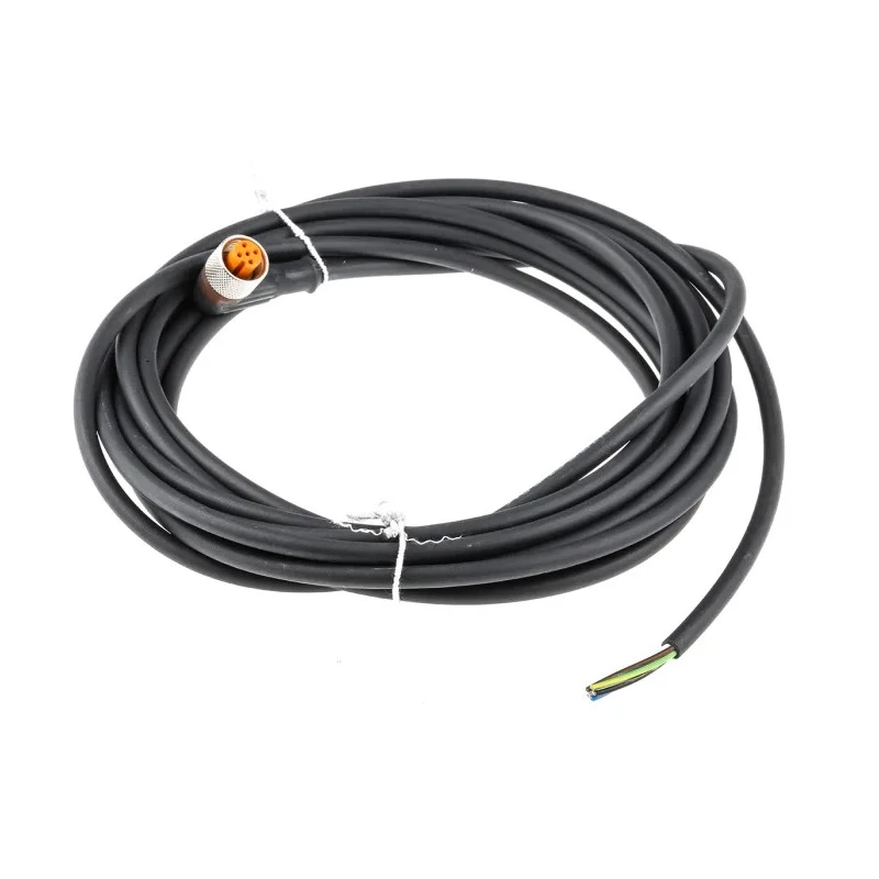 Lumberg Automation Female 5 way Right Angle to Free End Sensor Actuator Cable, 5 m RKWT 5-87/5M