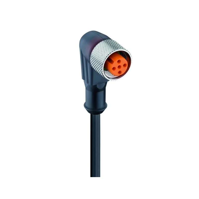 Lumberg Automation Female 5 way Right Angle to Free End Sensor Actuator Cable, 5 m RKWT 5-87/5M