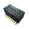 Samtec CLE Series Vertical Surface Micro Socket Strip 16-Contact 2 Row 0.8mm Pitch Through Hole CLE-108-01-G-DV-P-TR