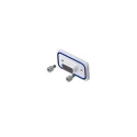 CONEC 15 Series Zinc Alloy Straight D-Sub Backshell, 9 Way Strain Relief 15-000613
