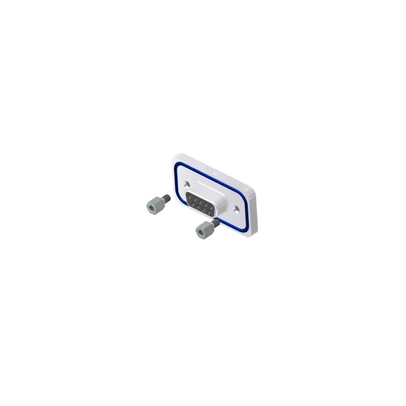 CONEC 15 Series Zinc Alloy Straight D-Sub Backshell, 9 Way Strain Relief 15-000613