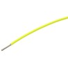 TE Connectivity FlexLite Series Yellow Hook Up Wire 23 AWG, 19/0.13 mm strands, 1 mm OD, 600 V, 200°C FLHTC0311-0.25-4