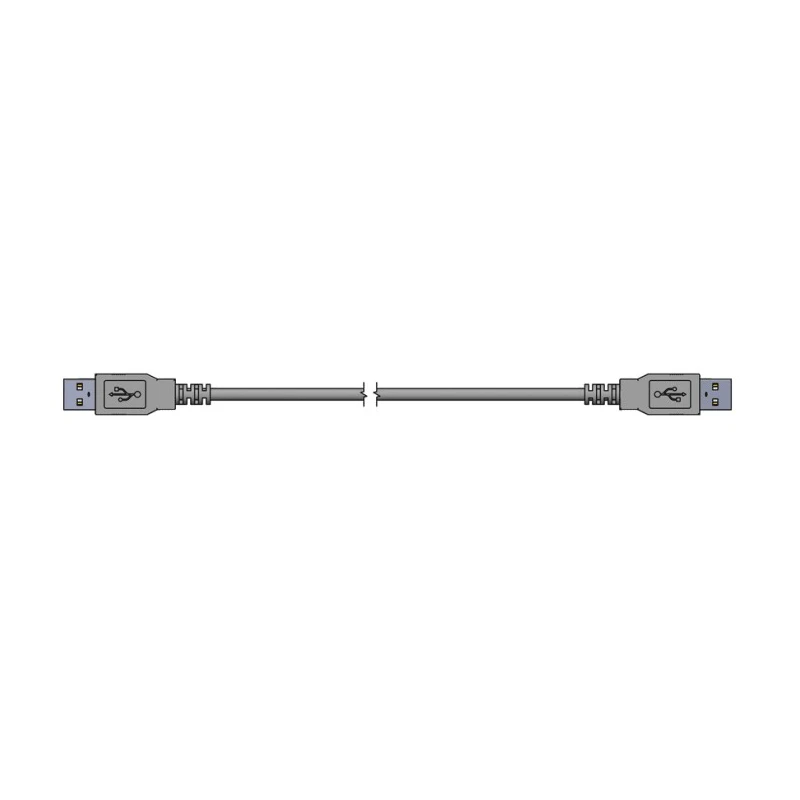 CONEC IC Socket USB Cable Male USB Type A to Male USB Type A 3 m 17-201041