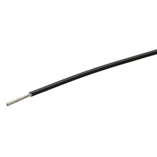 TE Connectivity FlexLite Series Black High Temperature Wire, 19/0.25 mm, Ethylene Tetrafluoroethylene, 100 m FLHTC0311-1.00-0
