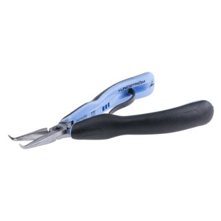 Lindstrom Long Nose Plier Bent Nose, 155.5mm Overall Length, 29mm Jaw Width, ESD Safe RX 7892
