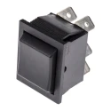 Arcolectric (Bulgin) Ltd DPDT On-Off-On (On)-Off-(On) Rocker Switch Panel Aluminium Housing C1572AAAAA
