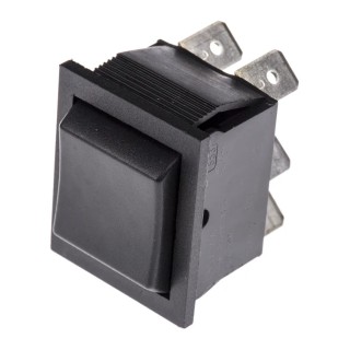 Arcolectric (Bulgin) Ltd DPDT On-Off-On (On)-Off-(On) Rocker Switch Panel Aluminium Housing C1572AAAAA