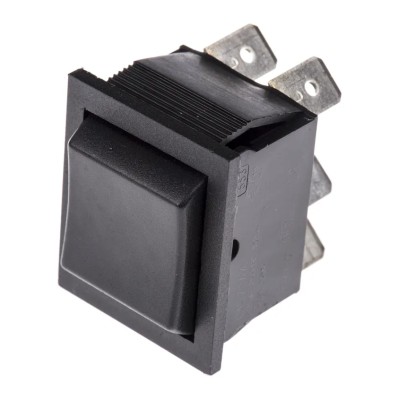 Arcolectric (Bulgin) Ltd DPDT On-Off-On (On)-Off-(On) Rocker Switch Panel Aluminium Housing C1572AAAAA