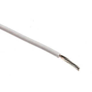 TE Connectivity FlexLite Series White High Temperature Wire 19/0.32 mm Ethylene Tetrafluoroethylene Jacket FLHTC0311-1.50-9