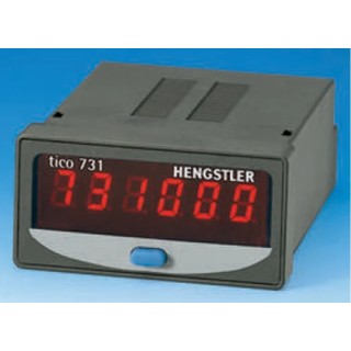 Hengstler Digital Panel Mount Counter 6 Digit LED Display 7.5 kHz 24V dc 0 731 506