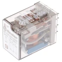 Finder Power Relay 3PDT 24V DC Coil 10A Switching Current PCB Mount Silver Alloy Contacts 55.13.9.024.0000