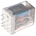 Finder Power Relay 3PDT 24V DC Coil 10A Switching Current PCB Mount Silver Alloy Contacts 55.13.9.024.0000