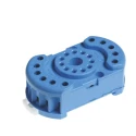 Finder 90 11 Way 250V AC DIN Rail Relay Socket with Screw Terminal Type for use with 60.13 Series 90 90.23SMA