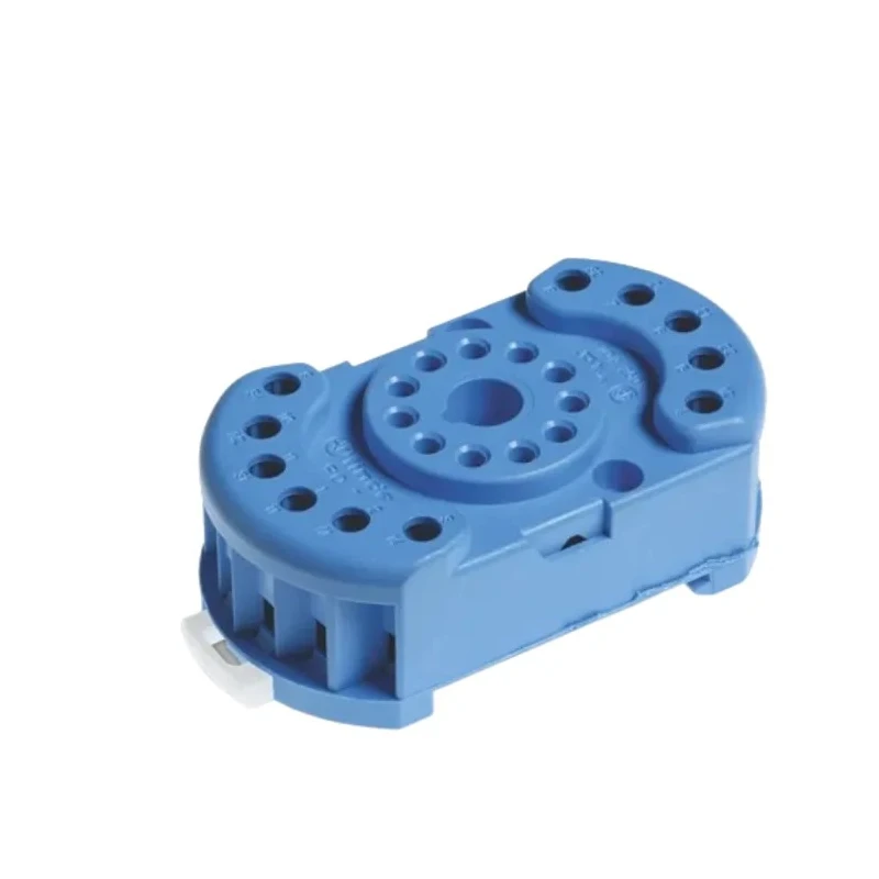 Finder 90 11 Way 250V AC DIN Rail Relay Socket with Screw Terminal Type for use with 60.13 Series 90 90.23SMA