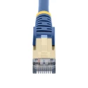 StarTech.com Shielded Screened Cat6a Ethernet Cable, 1.5 m Length, Blue PVC Jacket 
