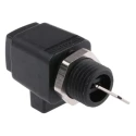 Schutzinger 6.3 mm Black Insulated Terminal Post 300V 16A Polyamide Body ESD798 BLK