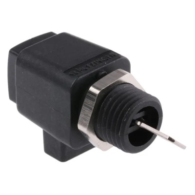 Schutzinger 6.3 mm Black Insulated Terminal Post 300V 16A Polyamide Body ESD798 BLK