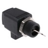 Schutzinger 6.3 mm Black Insulated Terminal Post 300V 16A Polyamide Body ESD798 BLK