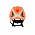 3M Orange Safety Helmet with Chin Strap Included, Ventilated, Adjustable for Industrial Use 7100175098