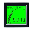 Trumeter Advanced Panel Meter 3-in-1 LCD Digital Panel Multifunction Meter for Current Frequency Voltage 68mm x APM-M1-APO
