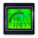 Trumeter APM LCD Digital Panel Multifunction Meter for Frequency, Power, Voltage, Current, 68 mm x 68 mm APM-MAX-M21-PL-4R