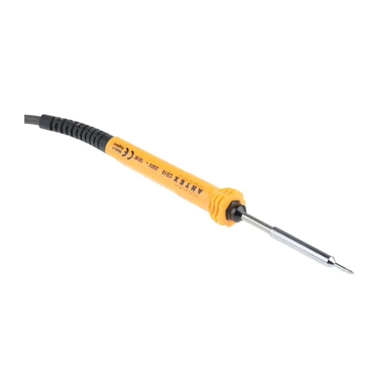 Antex Electronics Electric Soldering Iron 230V 18W Thermally Balanced Tip 370°C S48J470