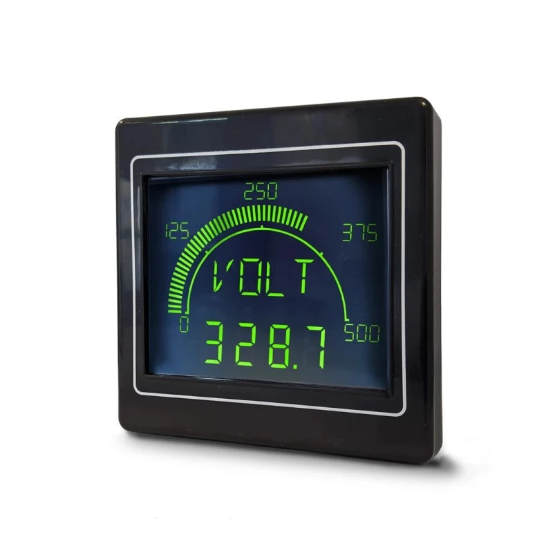 Trumeter APM LCD Multi-Function Panel Meter for Current, Voltage, Frequency, Power, 68mm x 68mm Cutout APM-MAX-M23-NL-4R