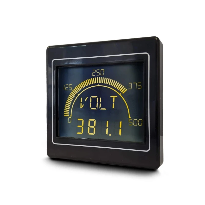 Trumeter APM LCD Multi-Function Panel Meter for Current, Voltage, Frequency, Power, 68mm x 68mm Cutout APM-MAX-M23-NL-4R