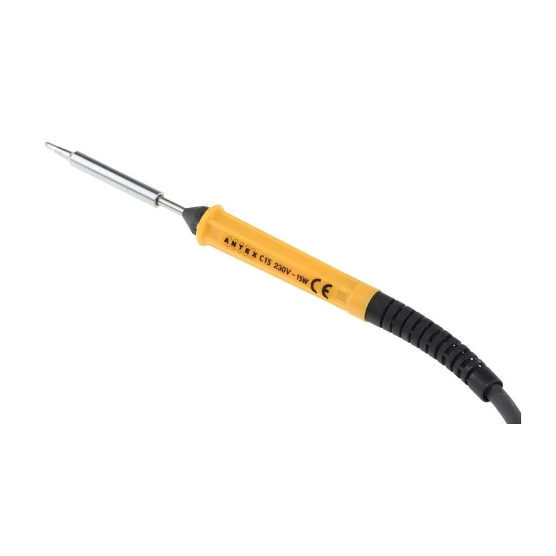 Antex Electronics Electric Soldering Iron 230V 15W Thermally Balanced Tip Temperature 370°C S27J470