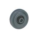 Guitel Hervieu Black Rubber Trolley Wheel 100mm Diameter 35mm Width 100kg Load Capacity 51001210