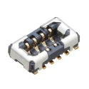 Panasonic AXF Series Horizontal Surface PCB Socket, 4-Contact, 1 Row, 0.35 mm Pitch, 3A, 30V, Liquid Crystal AXF5K0412A