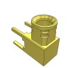 Samtec HD-BNC Connector Nut Male Copper Gold Finish HDBNC-NUT-001-N