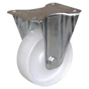 Guitel Hervieu Fixed Castor, 65 kg Load Capacity, 65 mm Polypropylene Wheel, Pressed Steel Frame, Model 5080205