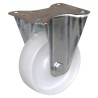 Guitel Hervieu Fixed Castor, 65 kg Load Capacity, 65 mm Polypropylene Wheel, Pressed Steel Frame, Model 5080205