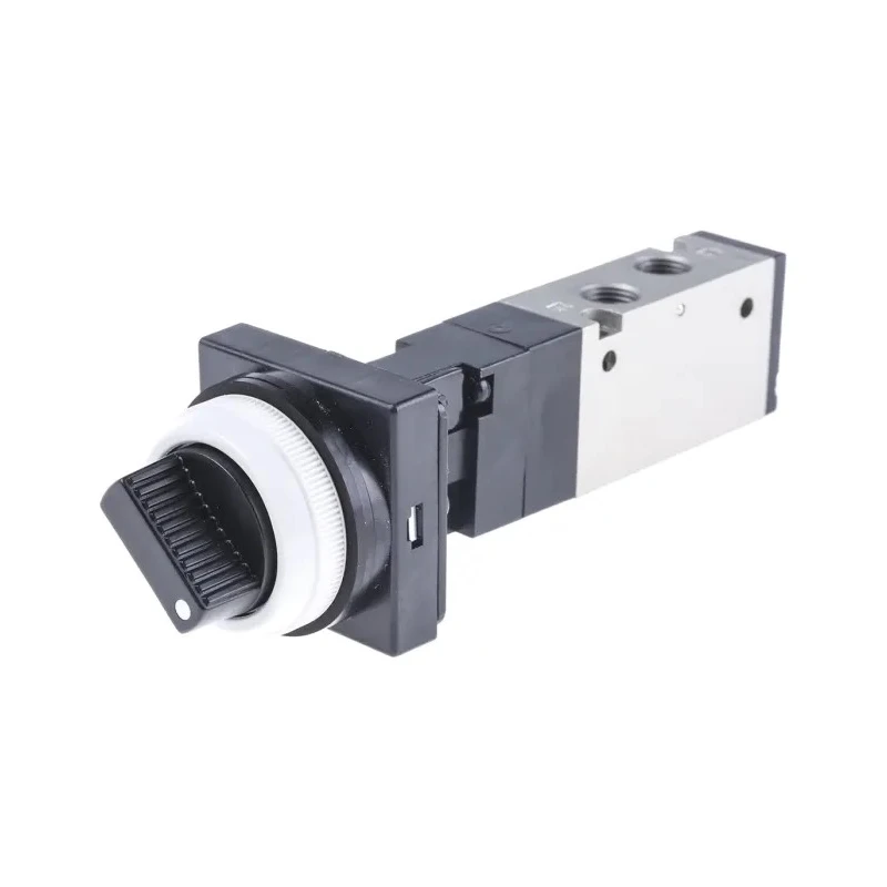 SMC Pneumatic Manual Control Valve Twist Selector 5/2 Function G 1/8 Port Size, Aluminium Alloy Body EVZM550-F01-34B