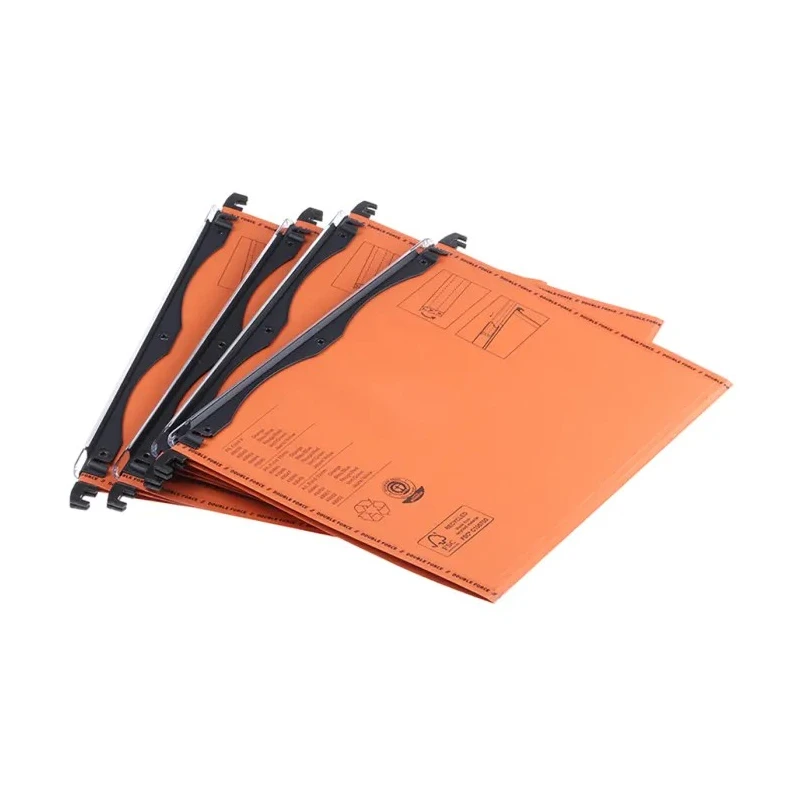 Esselte Orange Suspension File Set of 25 with Nylon Insert Suspension Rods 49939